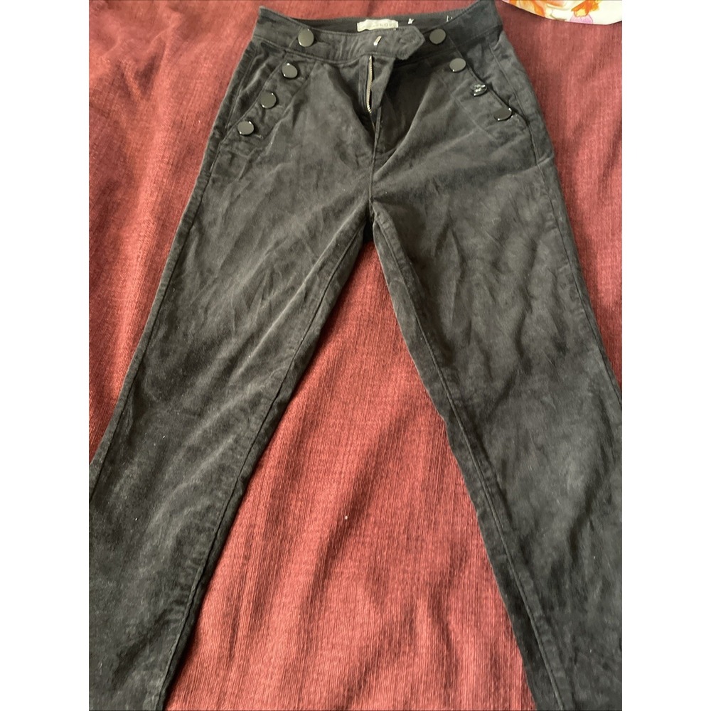 Loft Women Pants Size 25/0 Black Velvet